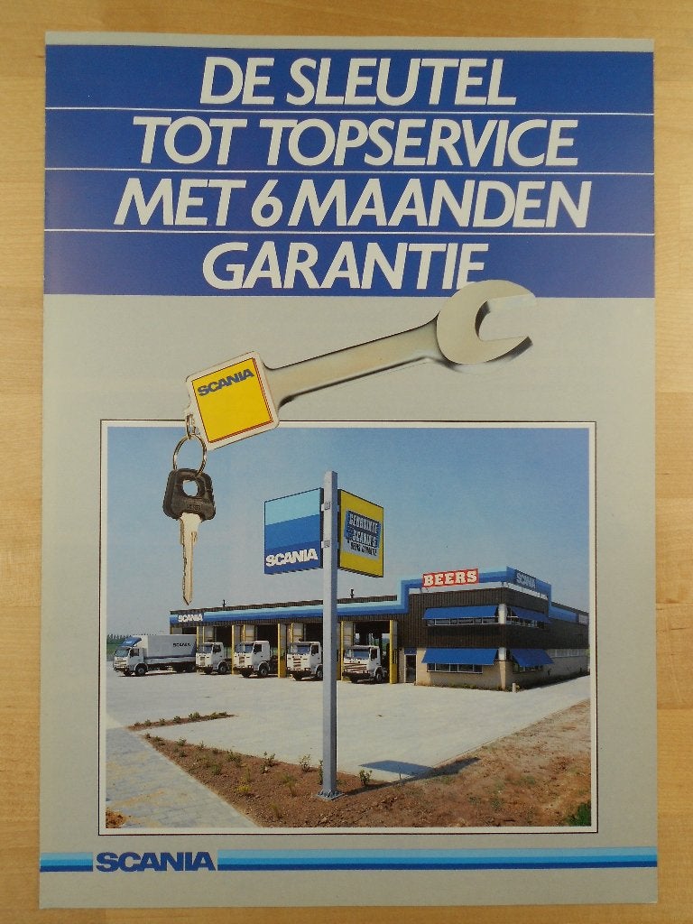 Scania Reparatie Service Brochure 1985, Ophalen of Verzenden, Zo goed als nieuw, Overige merken, Scania
