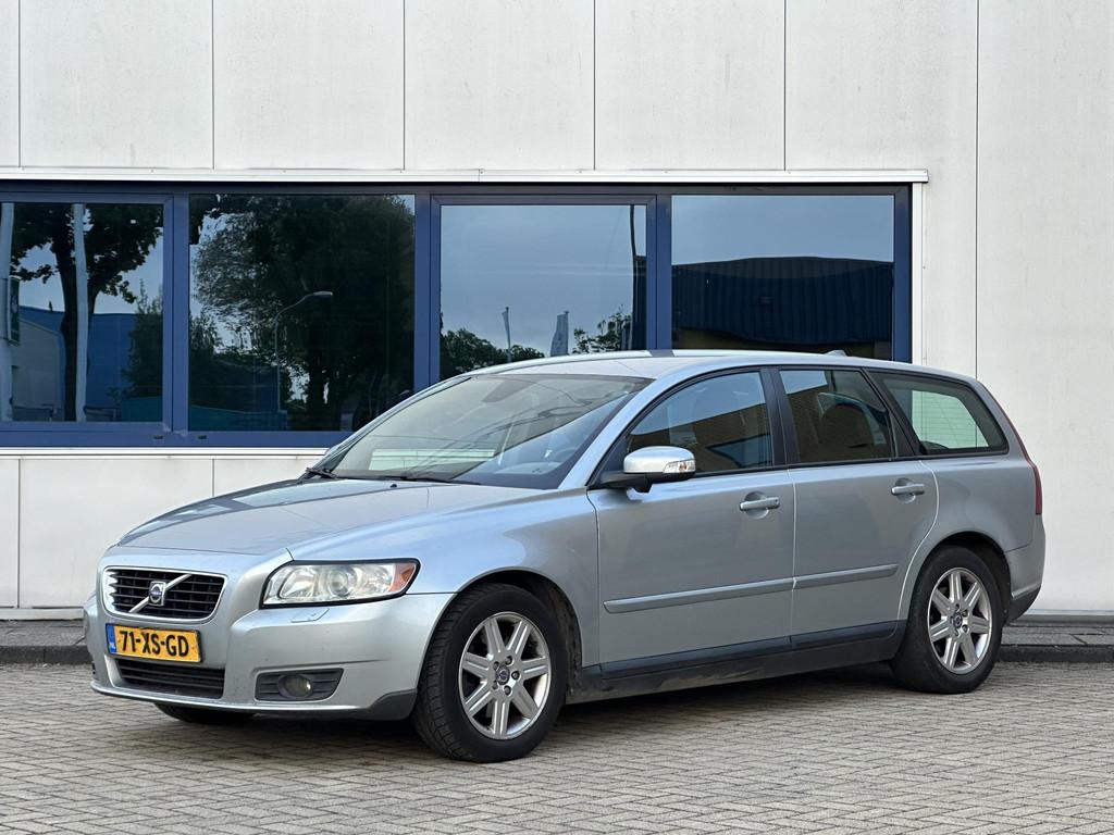 Volvo V50 2.0D Edition II Leer l BLIS l NAP l, Voorwielaandrijving, Gebruikt, Zwart, 4 cilinders