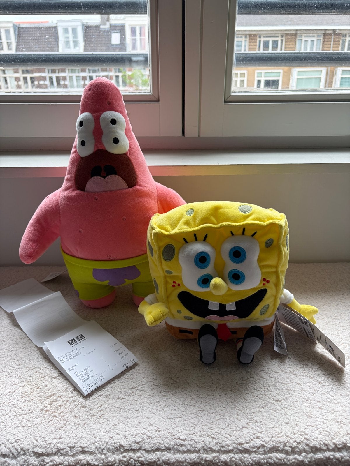 SpongeBob & Patrick Cactus Plant Flea Market plushie set, Ophalen, Overige merken, Overige karakters, Overige typen