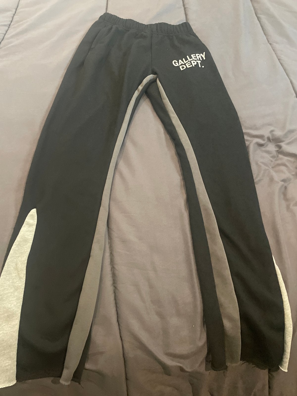 Gallery Dept. Joggingbroek Zwart/Grijs - Maat M, Ophalen of Verzenden, Gedragen, Maat 48/50 (M), Zwart