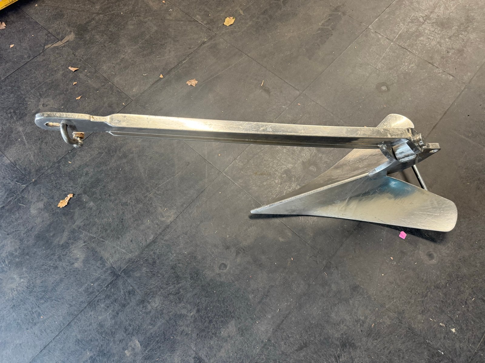 Gebruikt RVS anker ongeveer 25 kgs  (ploegschaar anker), Ophalen of Verzenden, Gebruikt, Overige typen