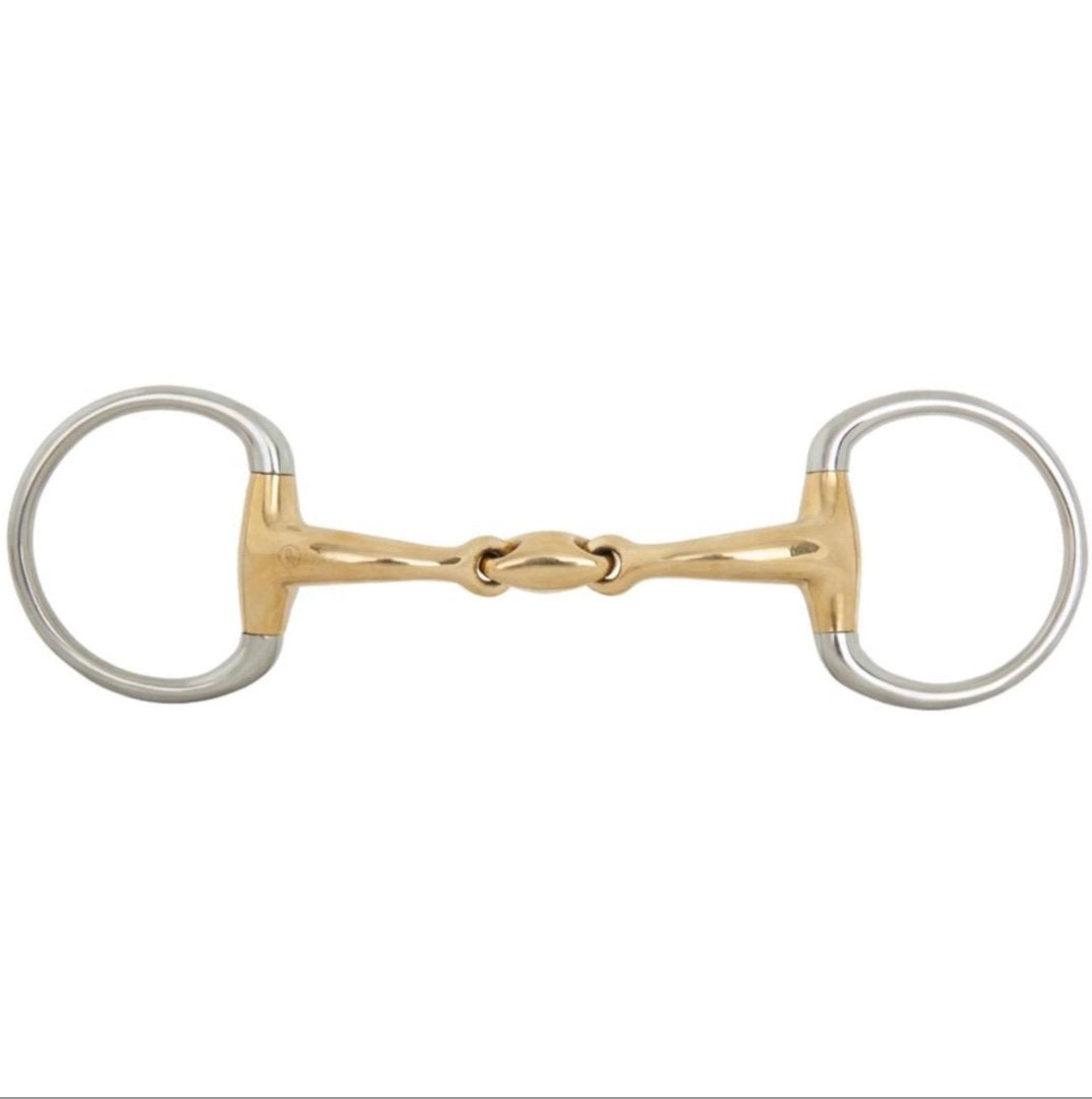 2 BR bustrens soft contact dubbel gebroken bit 12,5 cm, Meerkleurig, Nieuw, Ophalen of Verzenden, Bit