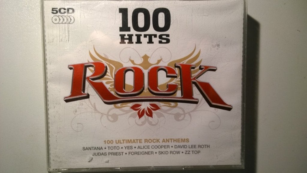 100 Hits Rock (5 CD), Ophalen of Verzenden, Zo goed als nieuw, Rock en Metal, Album
