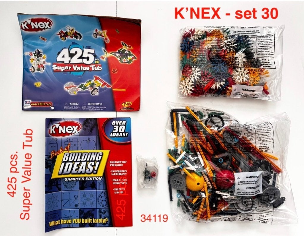 K'NEX 425pcs. Super Value Tub – 34119 – NIEUW!! - KADOTIP, Ophalen of Verzenden, Nieuw, K'nex