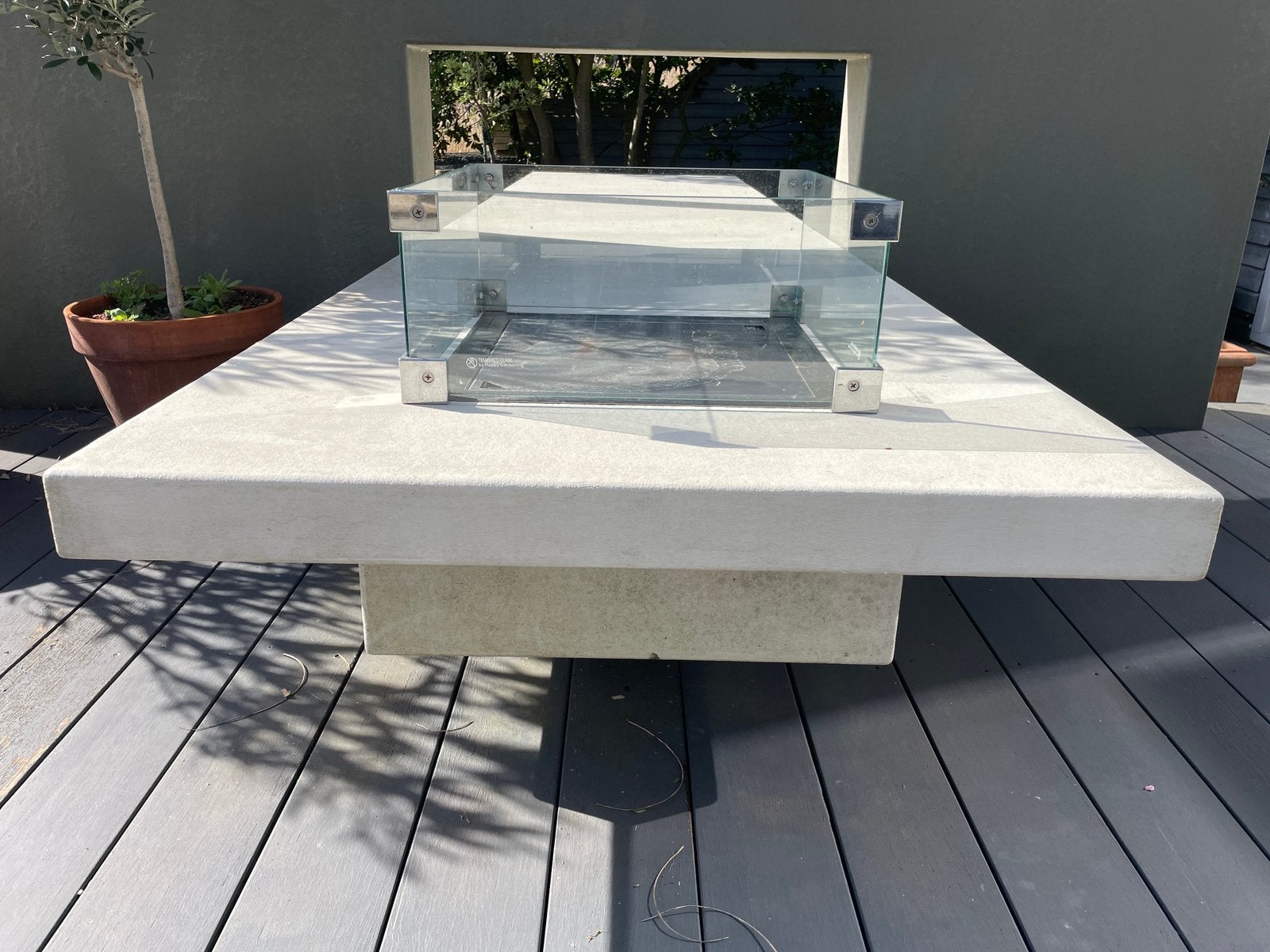 Happy Cocoon inbouwbrander voor tafel (40 cm), Ophalen, Gebruikt