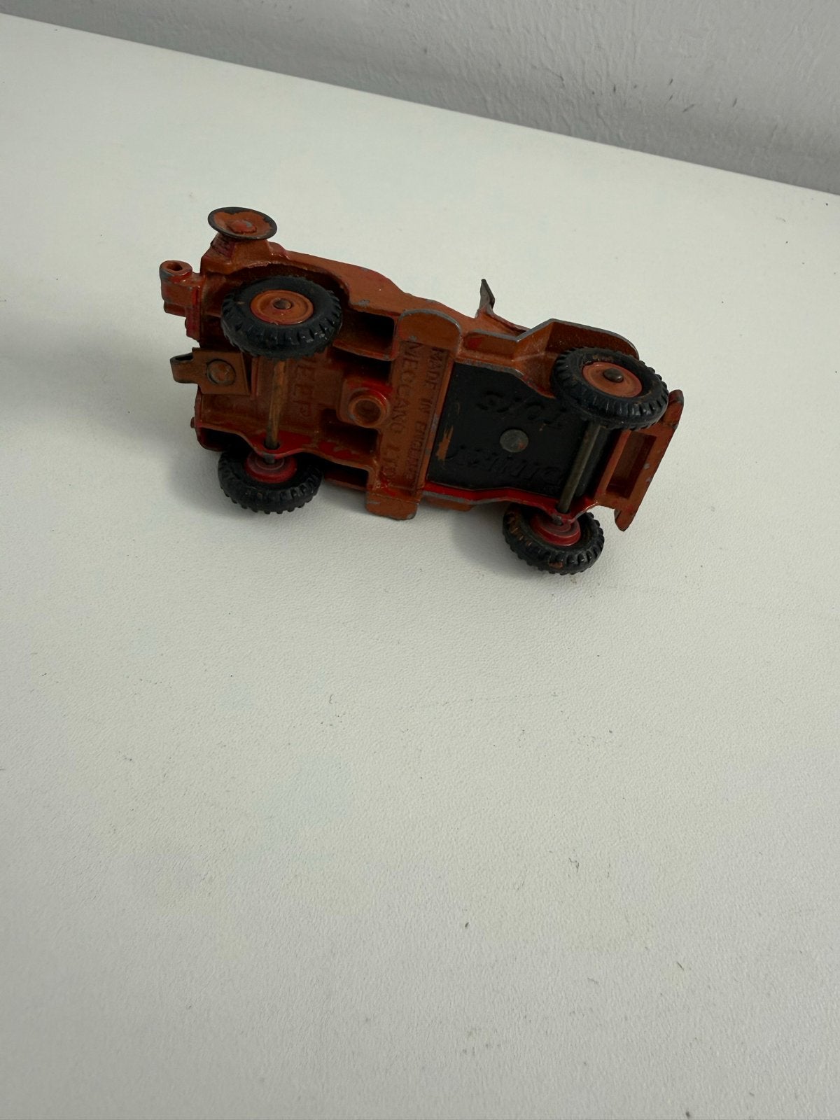 Vintage Matchbox Jeep - Made in England, Hobby en Vrije tijd, Modelbouw | Auto's en Voertuigen, Gebruikt, 1:50 of kleiner, Auto
