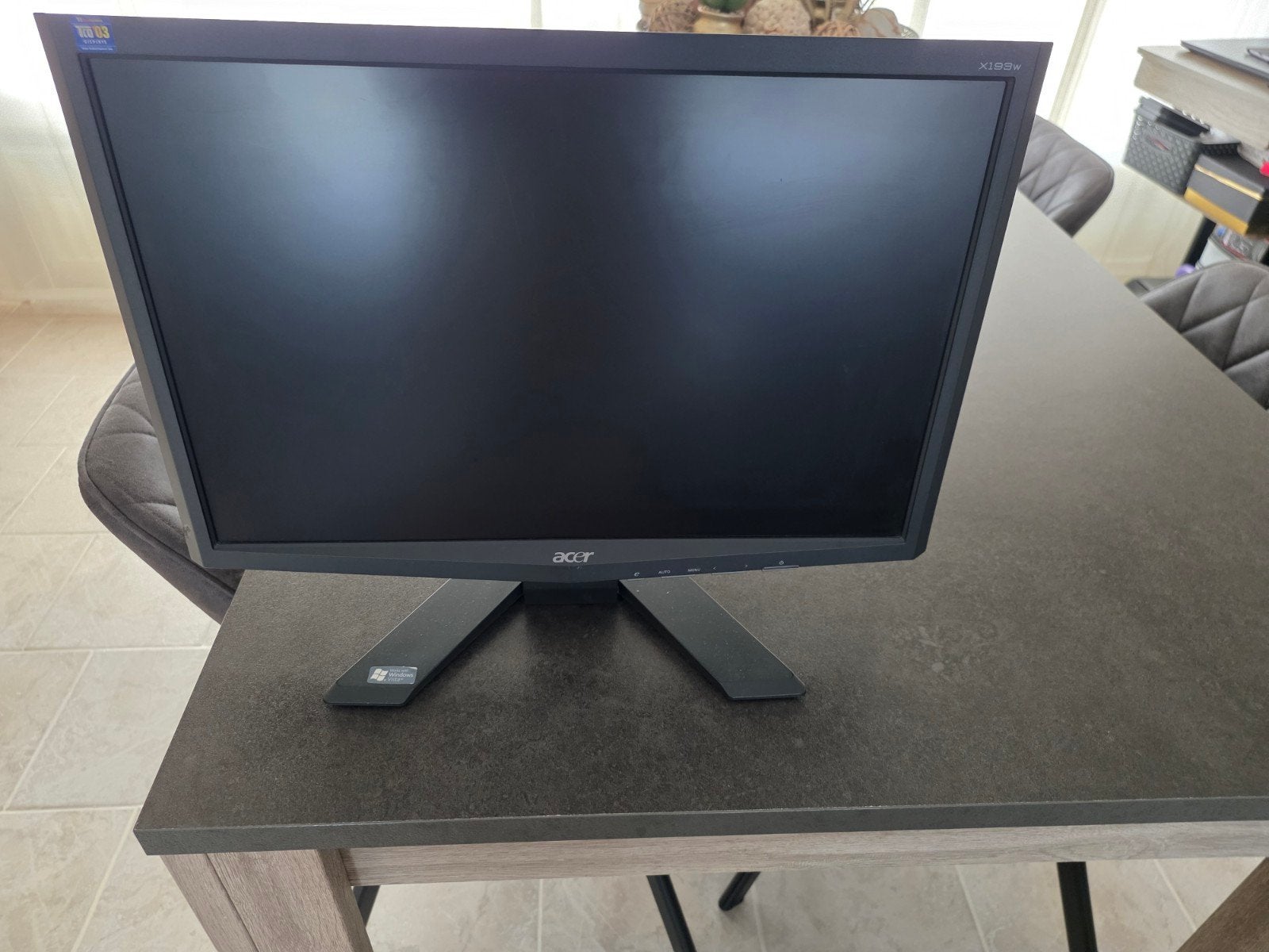 Monitor Acer Lcd X193W, Ophalen