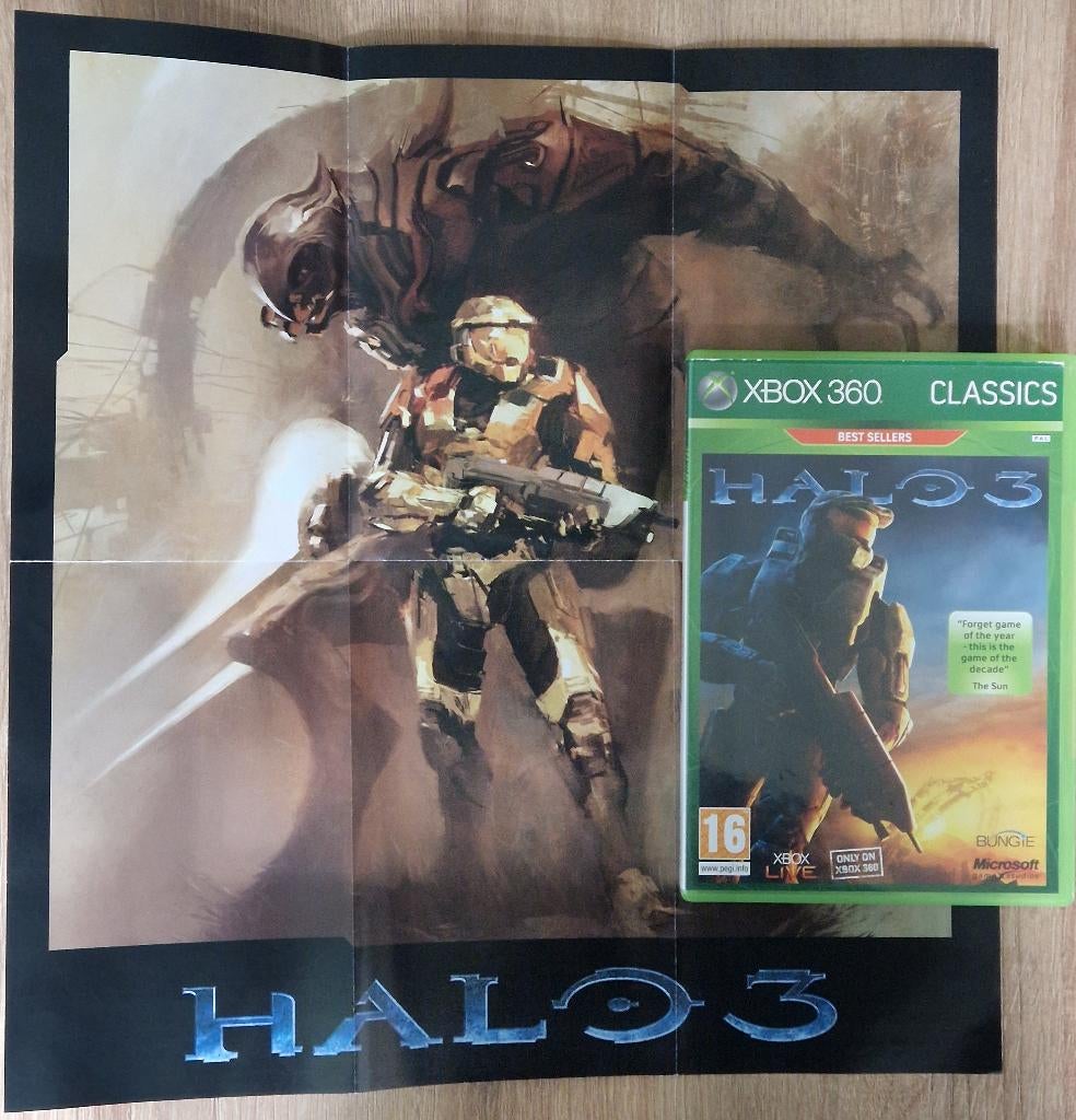 HALO 3 Xbox 360 [Classics Best Sellers], Shooter, Gekoppelde computers, Ophalen of Verzenden, Zo goed als nieuw