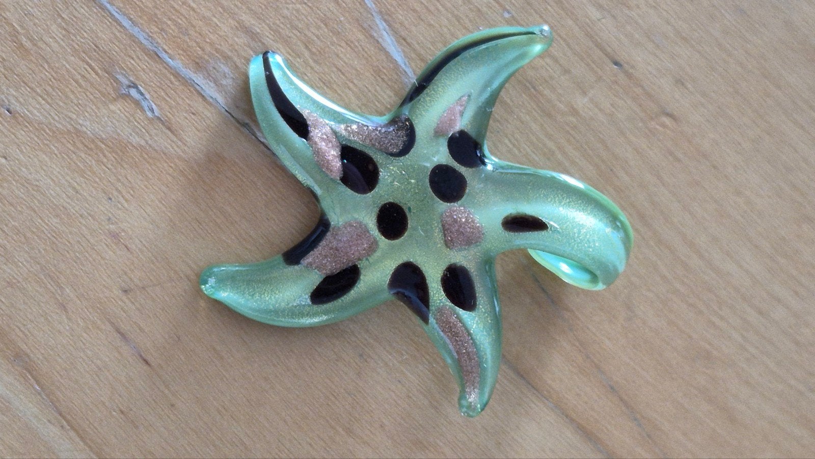 Muranostyle hanger, zeester, Ophalen of Verzenden