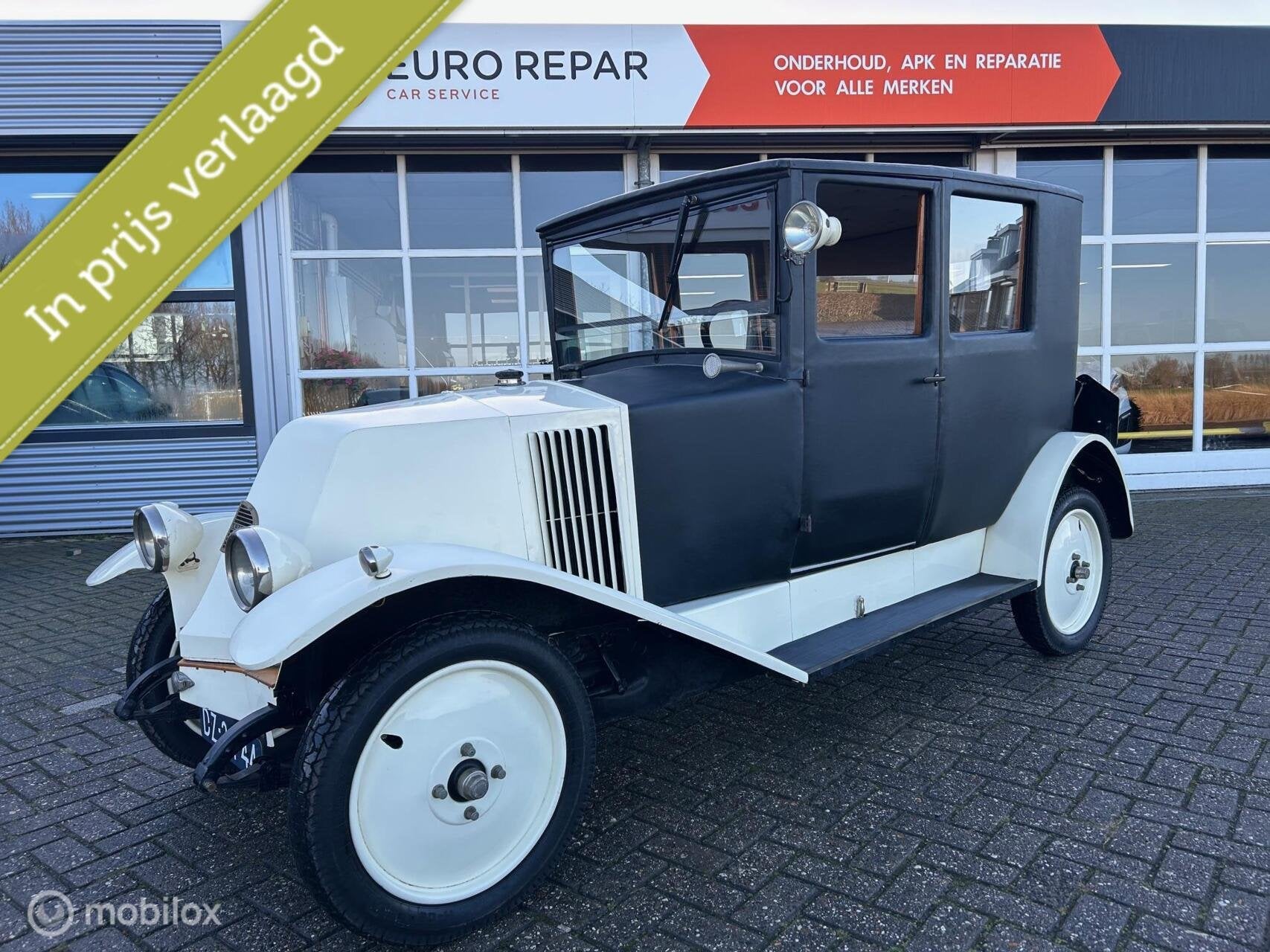 Renault NN 6CV 1923, Auto's, Oldtimers, Bedrijf, Te koop, Renault, Overige brandstoffen, Sedan, Geïmporteerd, Wit