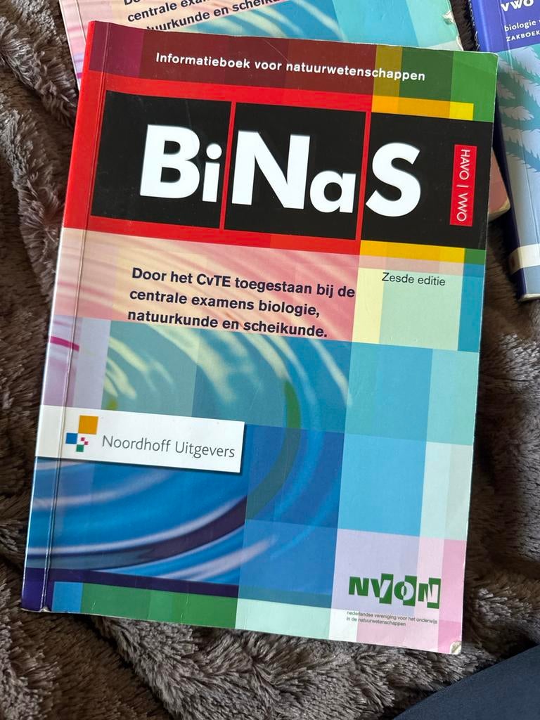 BiNaS Informatieboek natuurwetenschappen zesde editie,, Boeken, Studieboeken en Cursussen, Ophalen of Verzenden, Beta, Gelezen
