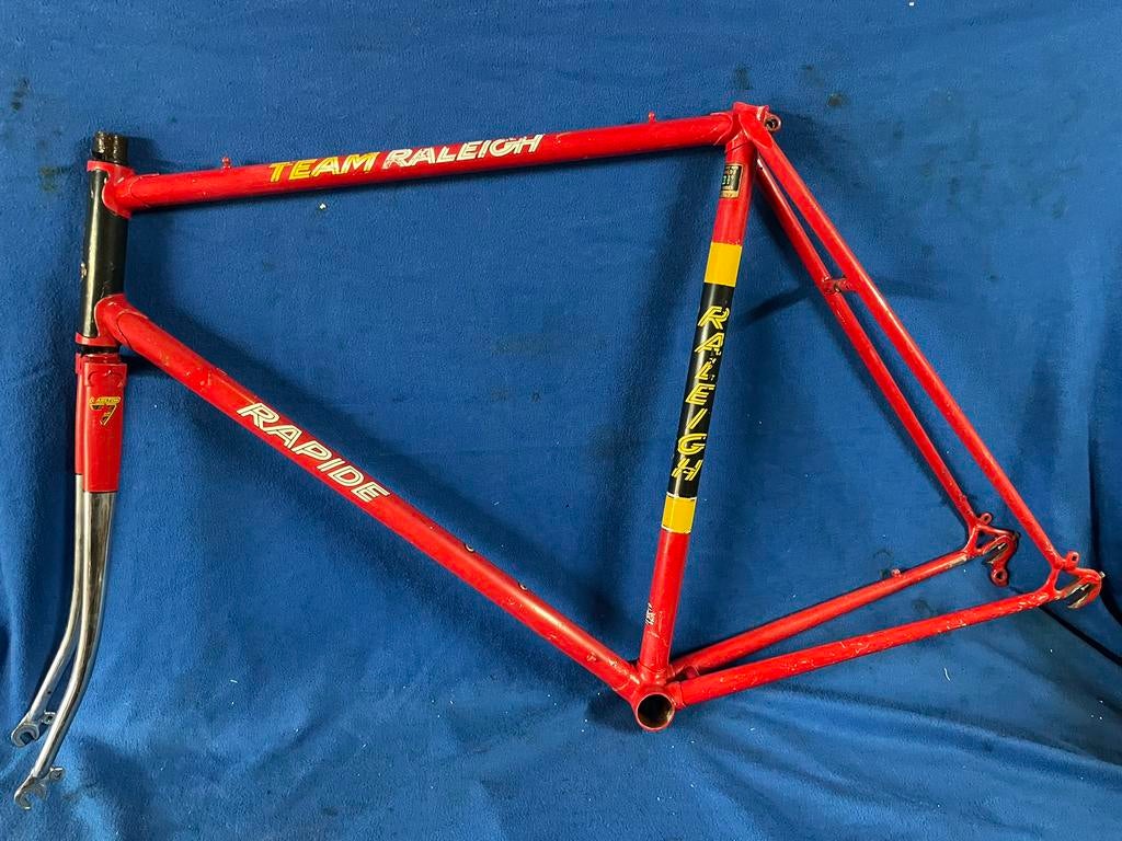 Stalen Raleigh TEAM Racefiets Frame 57 ct Reynolds 531, Verzenden, Zo goed als nieuw, Overige typen