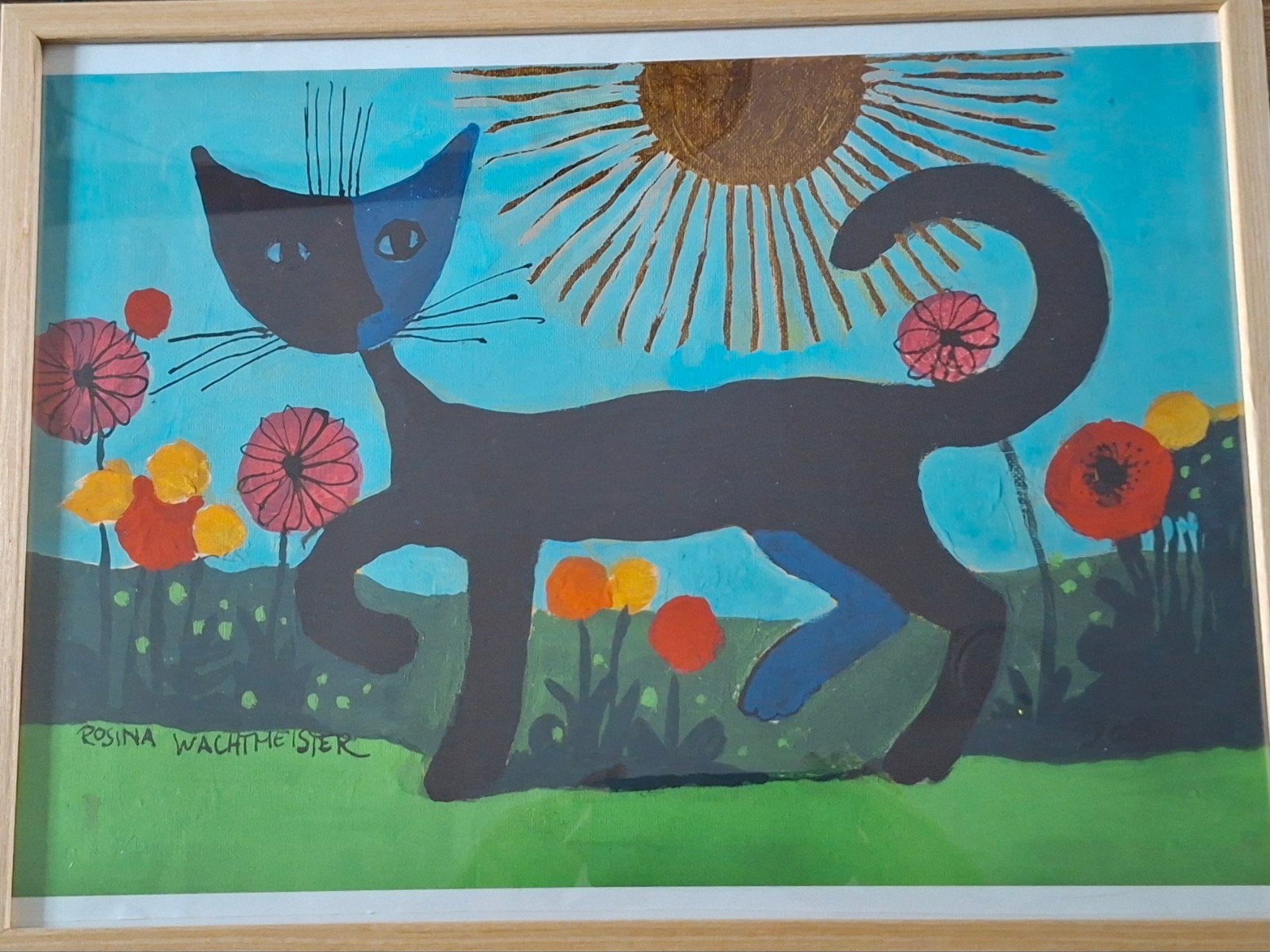 Rosina Wachtmeister - Cutie Cat - poster, Antiek en Kunst, Ophalen of Verzenden