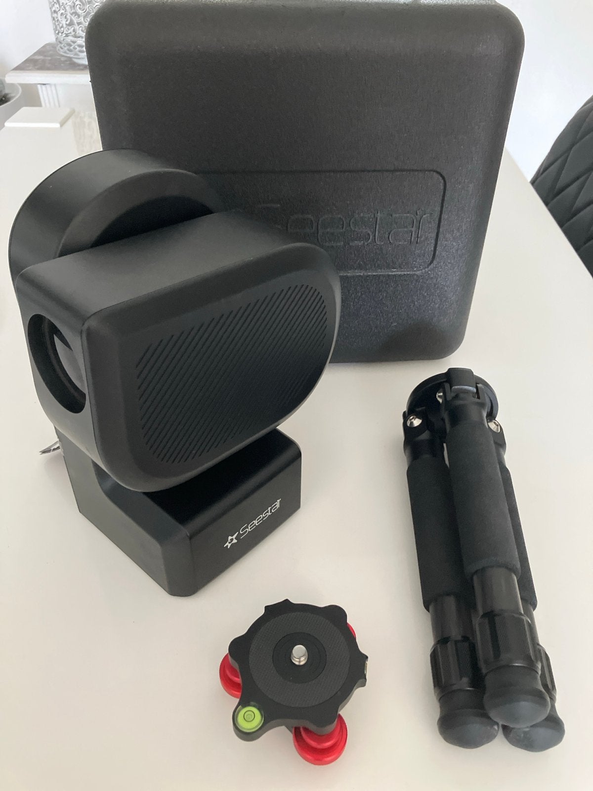 Seestar S50 Smart Telescoop met accessoires, Audio, Tv en Foto, Optische apparatuur | Telescopen, Ophalen of Verzenden, Gebruikt