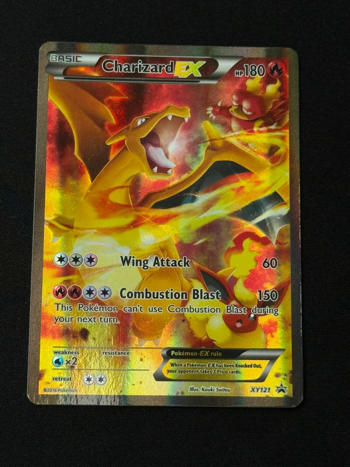 Charizard EX XY121 - Promo #2, Ophalen of Verzenden, Losse kaart