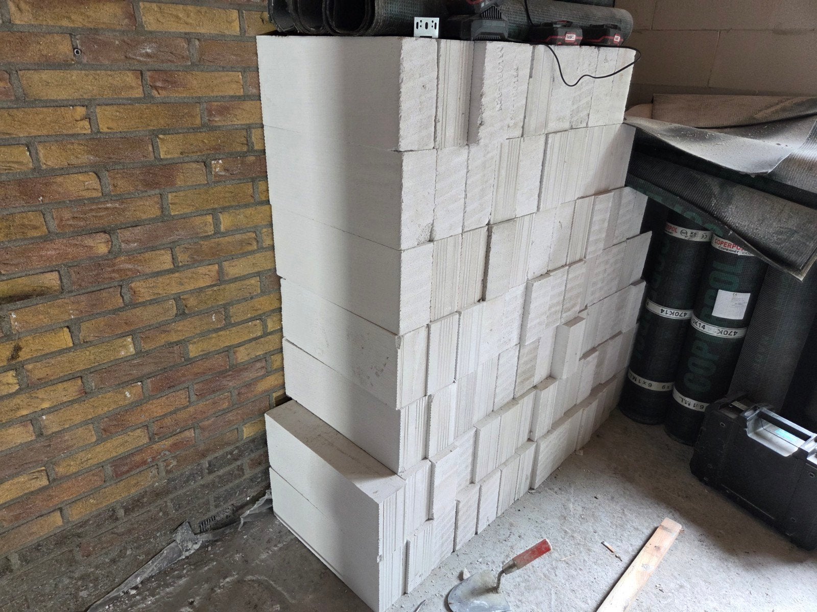 Kalkzandstenen blokken - Nieuw, Ophalen of Verzenden, Nieuw, Kalkzandstenen
