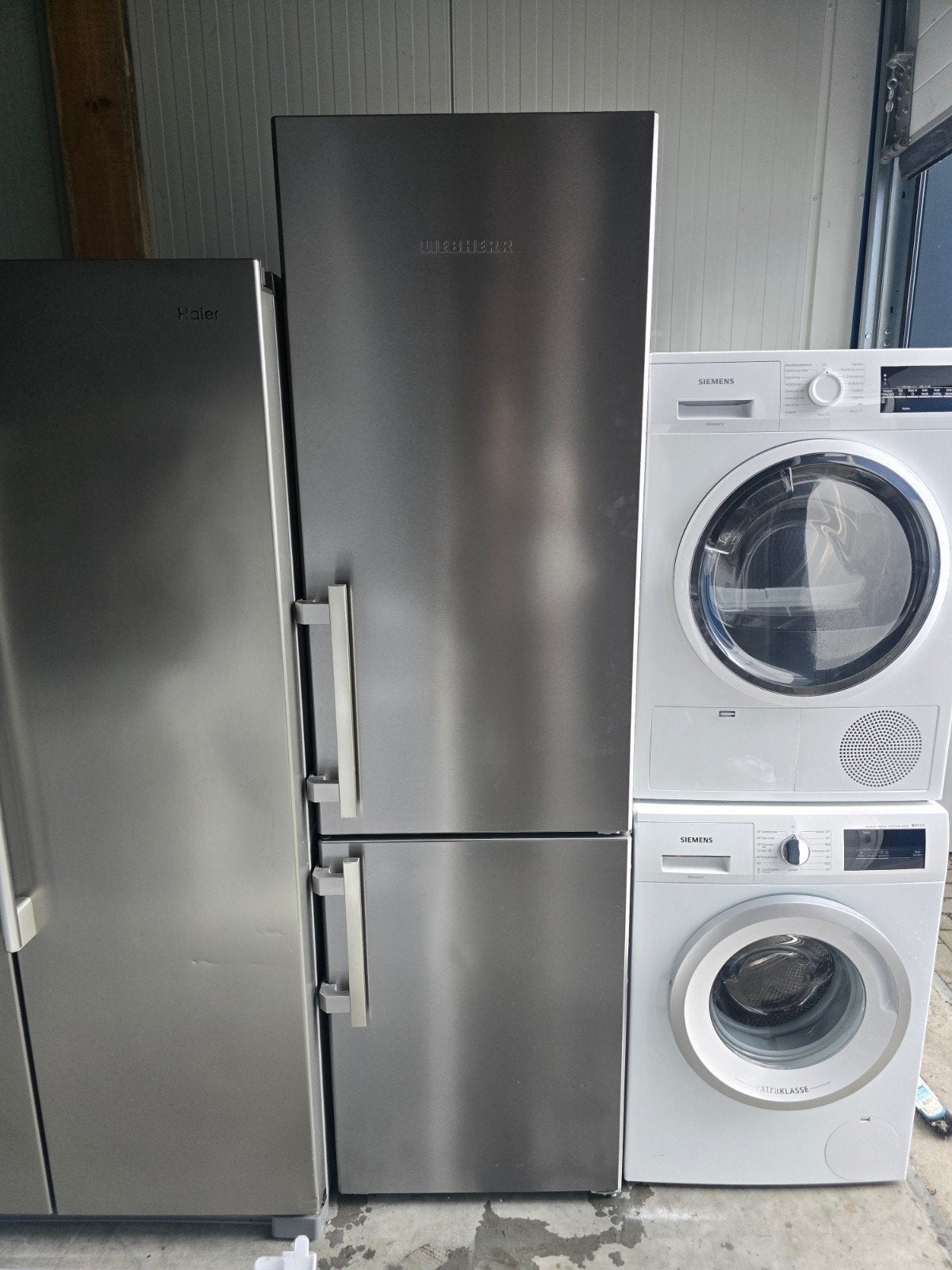 Prachtige ruime Liebherr RVS No-Frost koelvriescombinatie!✅️, 200 liter of meer, 60 cm of meer, Zo goed als nieuw, Liebherr