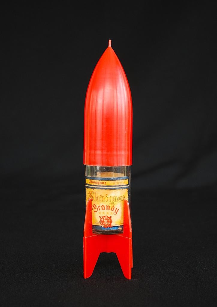 Raket Brandy Sloviganac fles. Vintage Oostblok, Ophalen of Verzenden