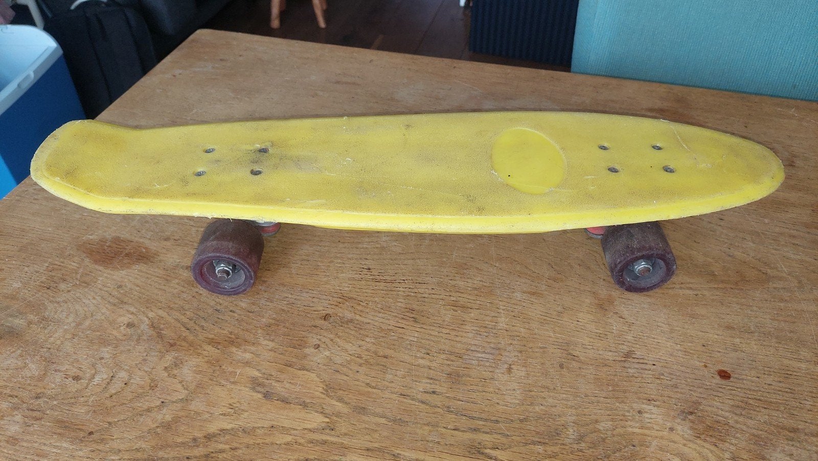 Retro skateboard., Verzenden, Gebruikt