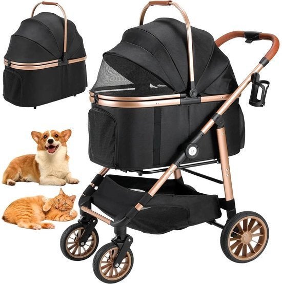 Hondenwagen – Hondenbuggy – Huisdierenwagen – Kattenwagen, Corvance B.V., Verzenden, Nieuw, Corvancebol@gmail.com
