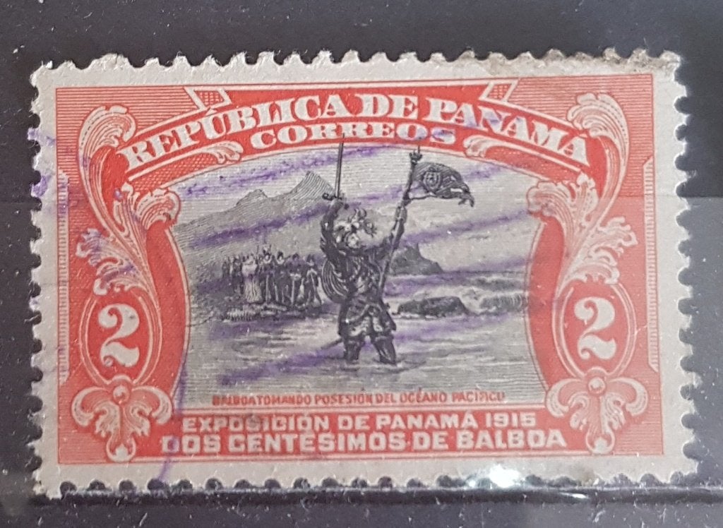 Panama Postzegel (B3-P8), Ophalen of Verzenden, Gestempeld, Midden-Amerika