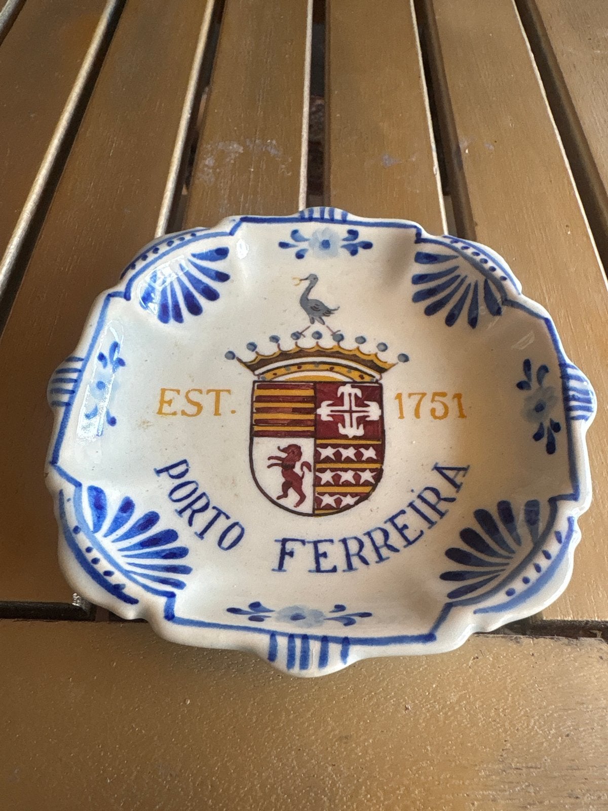 Vintage Porto Ferreira asbakje / schaaltje - O. GALEIRO, Antiek en Kunst, Ophalen of Verzenden