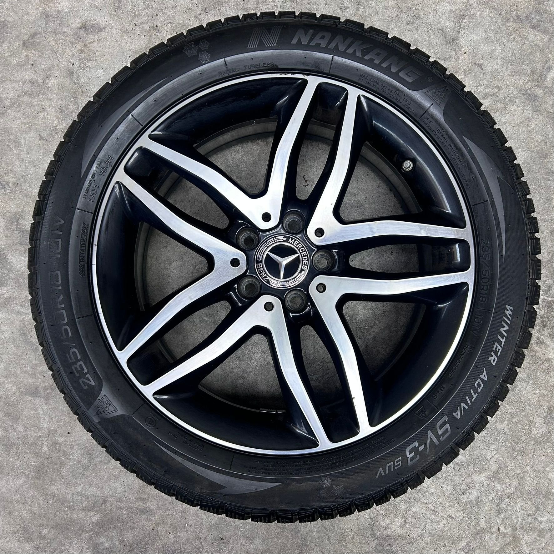 ✅ DIV 18 inch originele velgen + winterbanden Mercedes GLA, 18 inch, Gebruikt, -, -