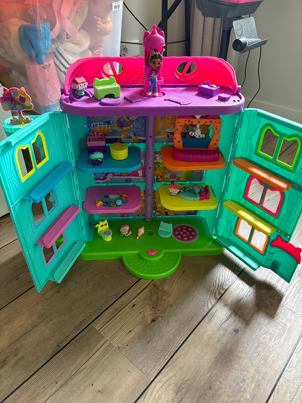 Gabby's Poppenhuis met accessoires, Ophalen, Zo goed als nieuw, Poppenhuis