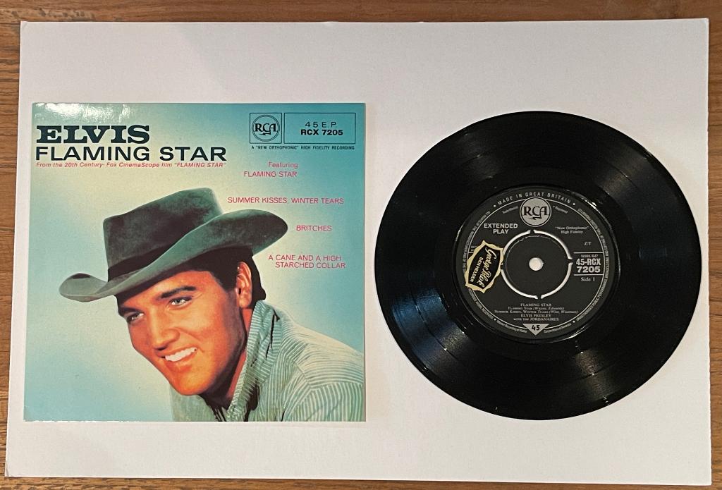 Elvis Presley - Flaming Star - UK - NEAR MINT, Verzenden, 7 inch, Zo goed als nieuw, Pop