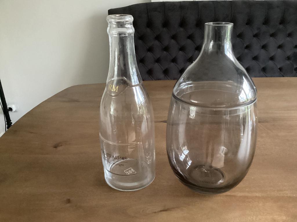 Rivièra Maison vazen, Overige kleuren, Ophalen of Verzenden, Minder dan 50 cm, Glas