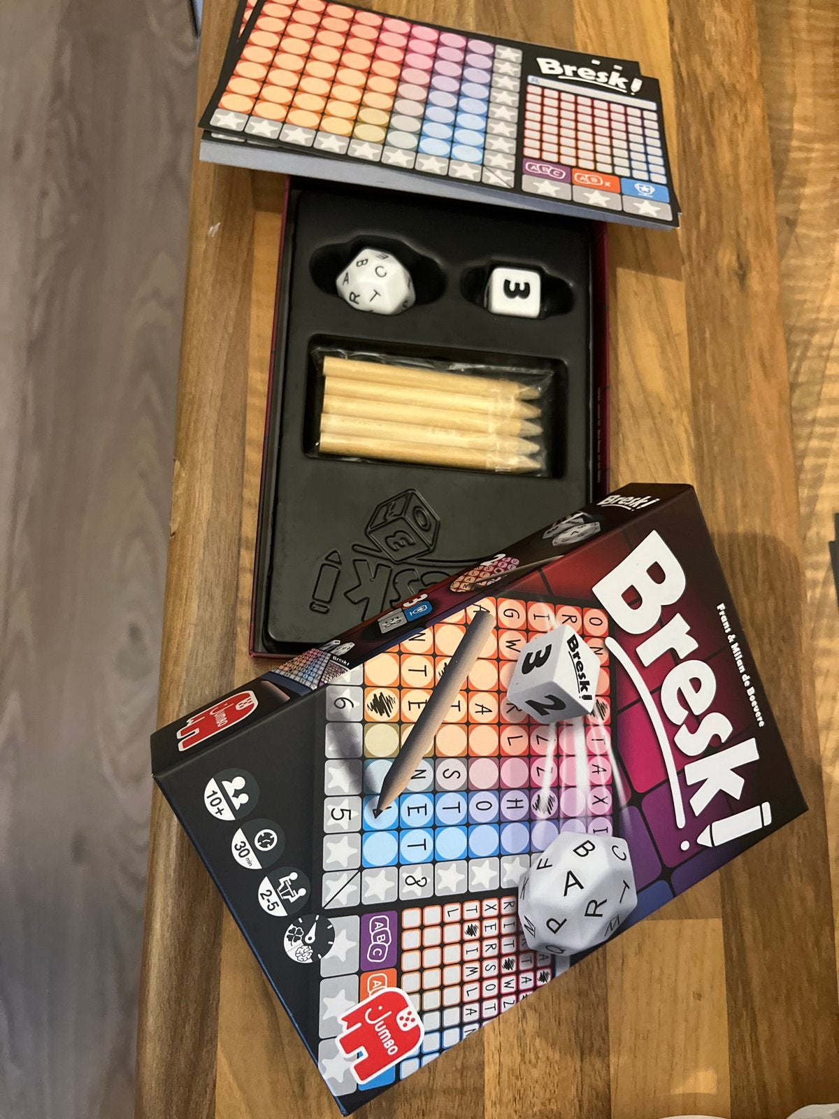 Bresk! Bordspel - Zo goed als nieuw, Drie of vier spelers, Ophalen of Verzenden, Zo goed als nieuw