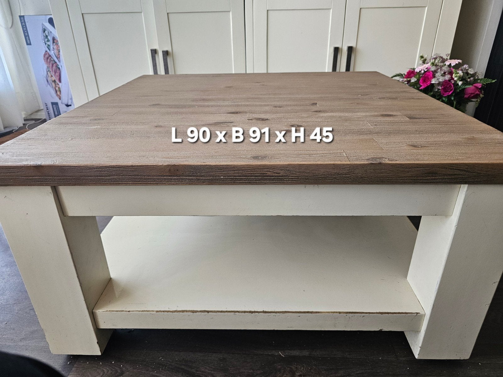 Salontafel Lizzano Pronto (L90xB91xH45), Gebruikt, 50 tot 100 cm, Vierkant, 5 – 50