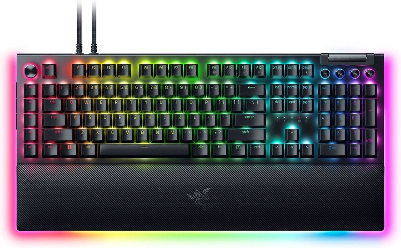 Razer BlackWidow V4 Pro - Mechanisch Gaming Toetsenbord, Computers en Software, Toetsenborden, Gaming toetsenbord, Azerty, Ophalen of Verzenden