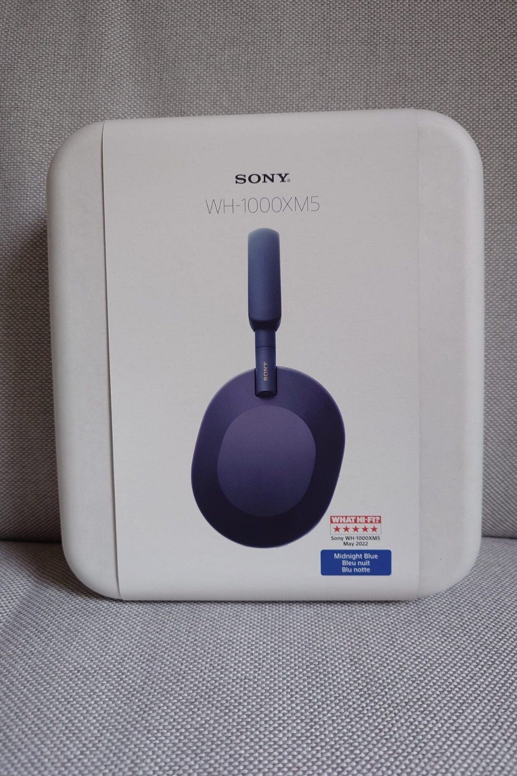 Sony WH1000XM5 Blauw/Nieuw in doos, Ophalen, Draadloos, Nieuw, Blauw