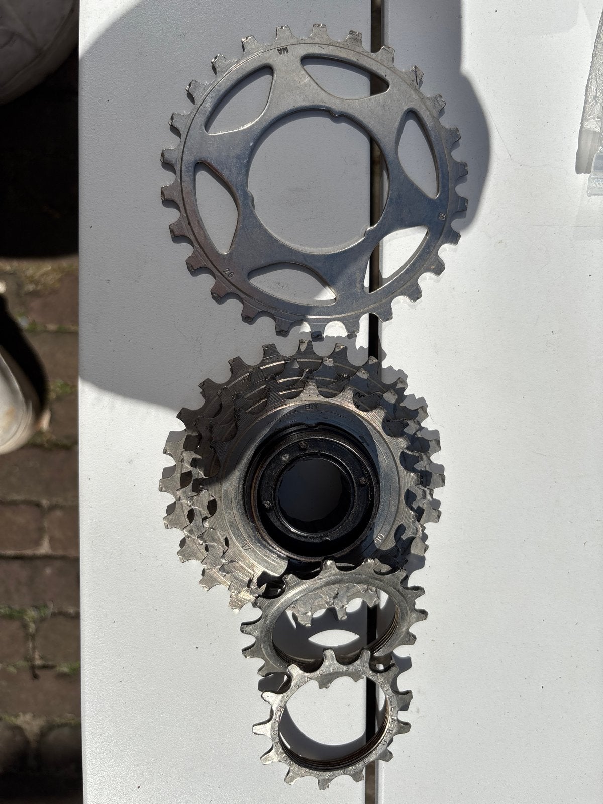 Sachs Maillard tandwiel pion 6-speed retro racefiets, Fietsen en Brommers, Fietsonderdelen, Gebruikt, Overige typen, Staal, Ophalen of Verzenden