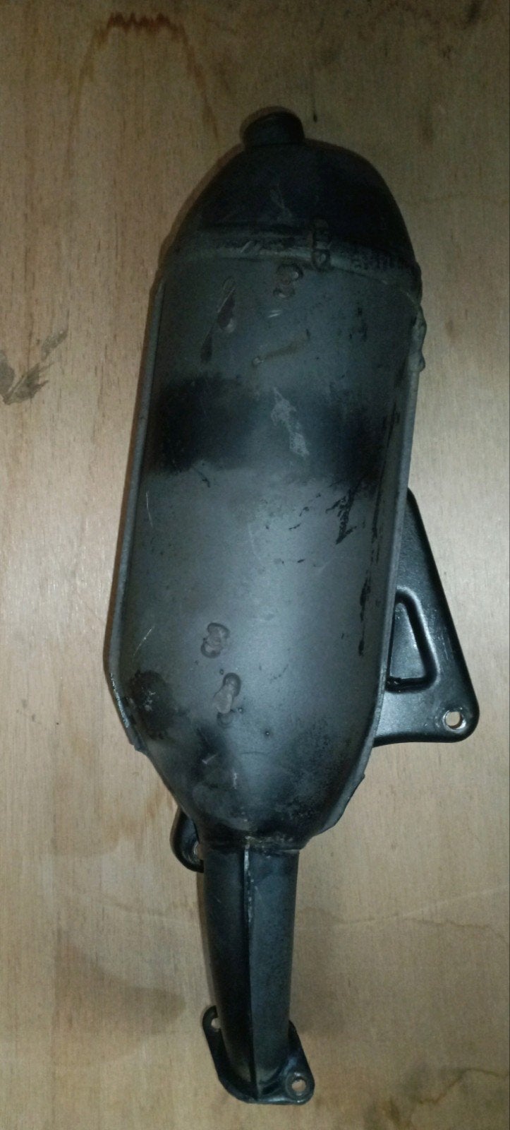 Originele Piaggio SM02 uitlaat 125 180 met rammelen, Ophalen of Verzenden