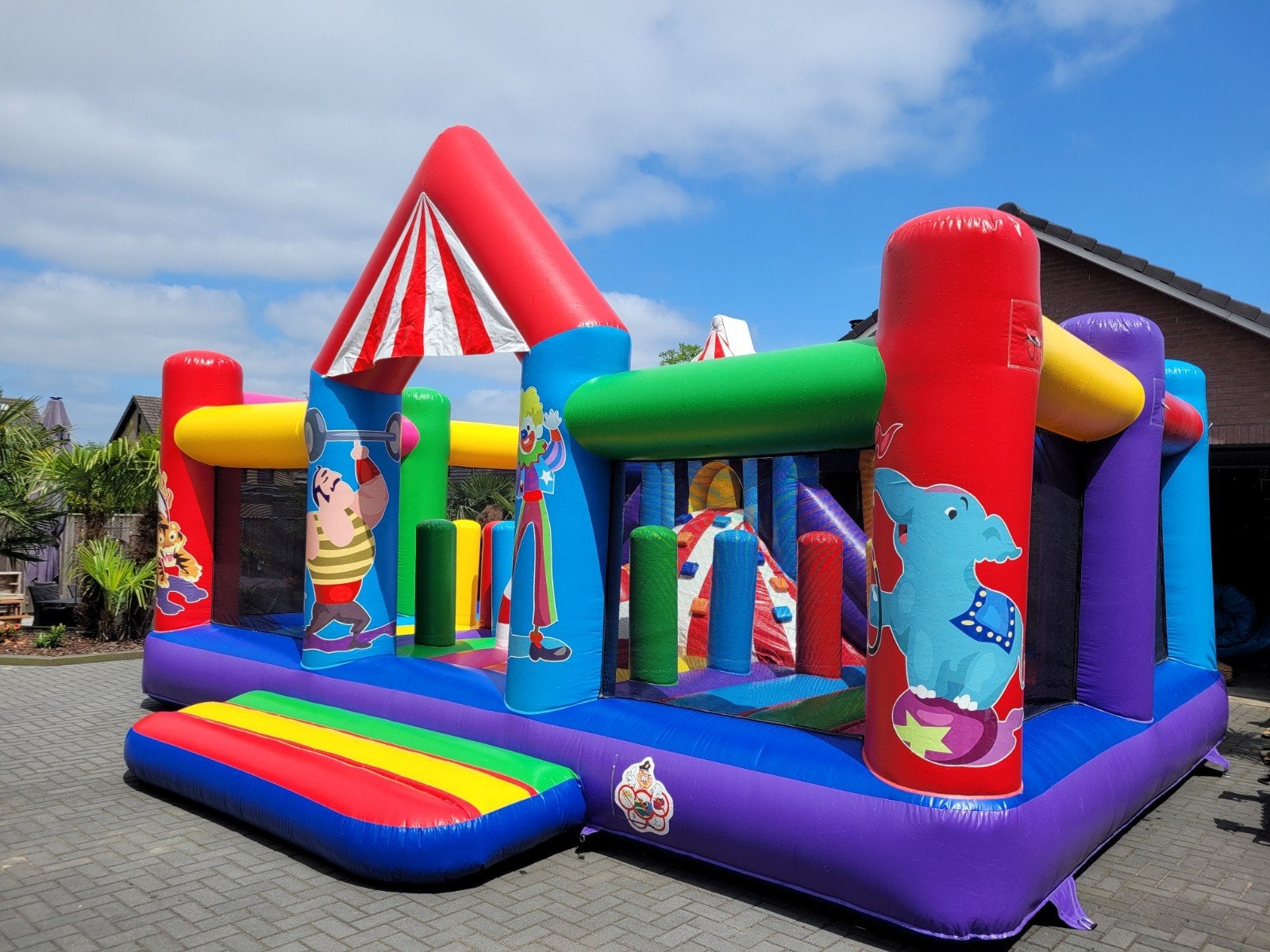 Springkussen circus thema te huur, Ophalen, Zo goed als nieuw, Overige