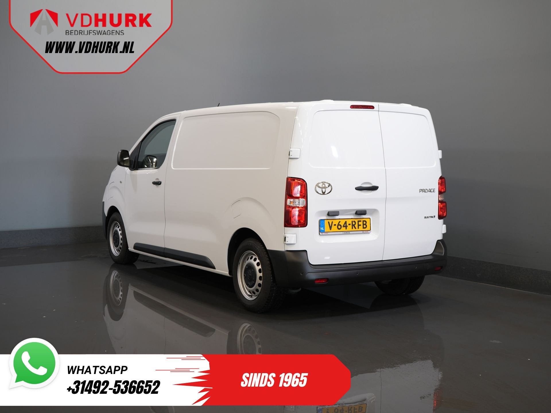 Toyota PROACE Electric Worker 75 kWh 350 km WLTP Snellader/, Wit, Origineel Nederlands, 420 min, 75 kWh