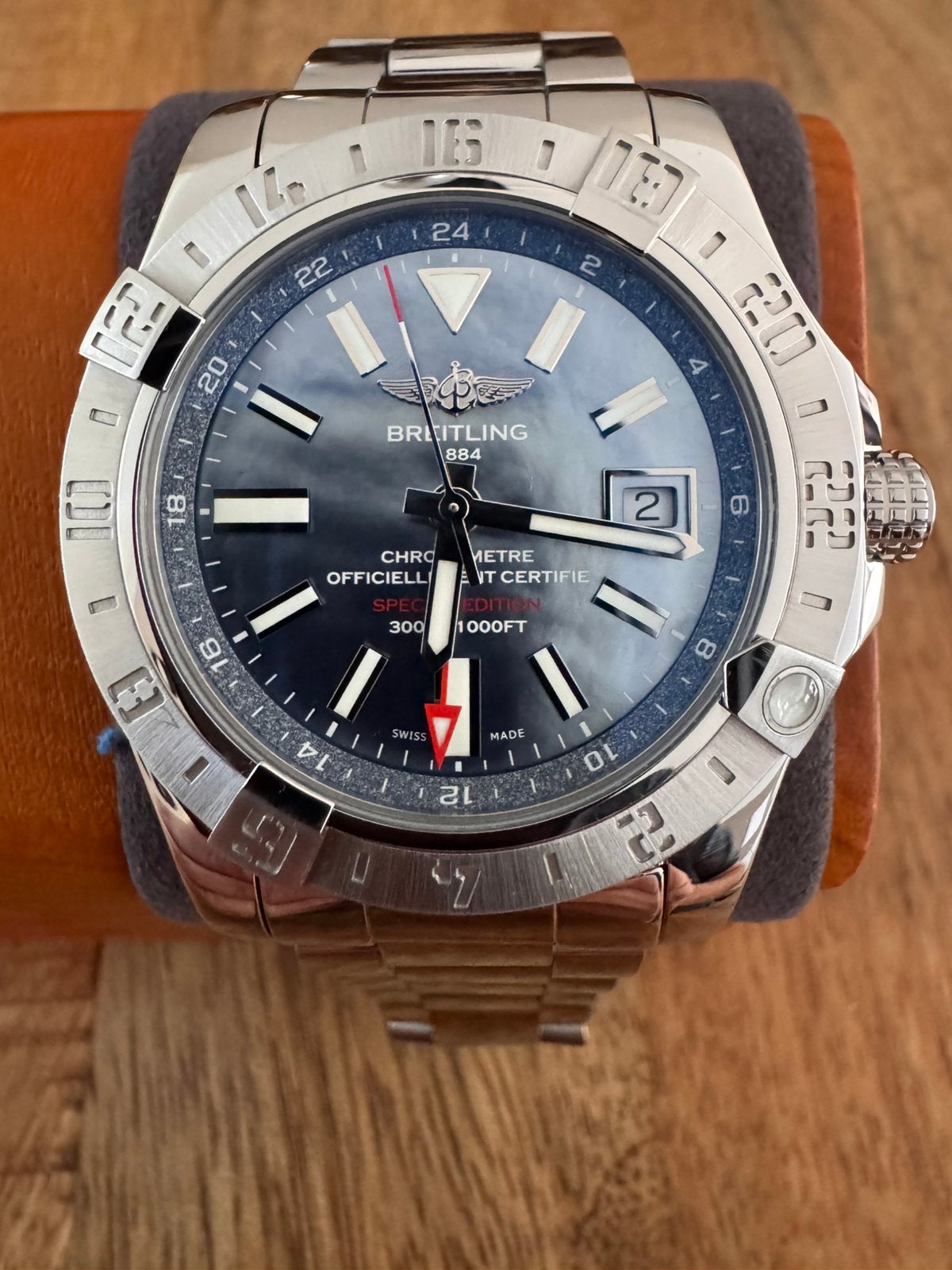 Breitling Avenger II GMT A32390, Verzenden, Zo goed als nieuw, Staal, Breitling