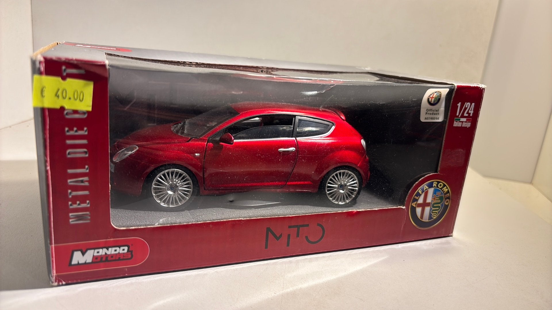 Alfa Romeo mto mondo moters 1.24, Hobby en Vrije tijd, Overige merken, Ophalen of Verzenden, A, A