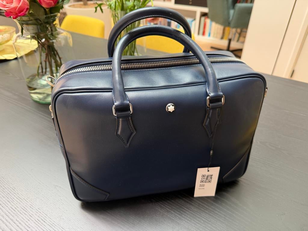 Montblanc Meisterstück aktetas - Nieuw, Ophalen of Verzenden, Nieuw, Blauw, Leer