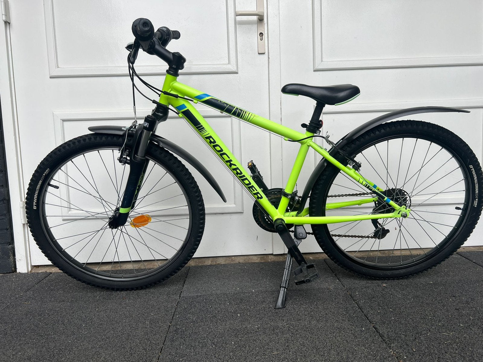Rockrider ST500 Mountainbikers Jongensfiets Weinig gebruikt, Fietsen en Brommers, Fietsen | Jongens, Ophalen, 24 inch, Velgrem