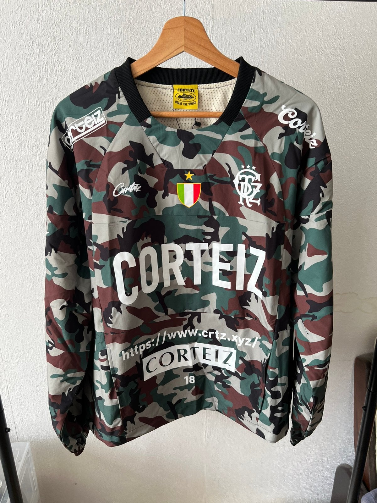 Corteiz sponsors camo pullover, Ophalen of Verzenden, Zo goed als nieuw, Maat 56/58 (XL)