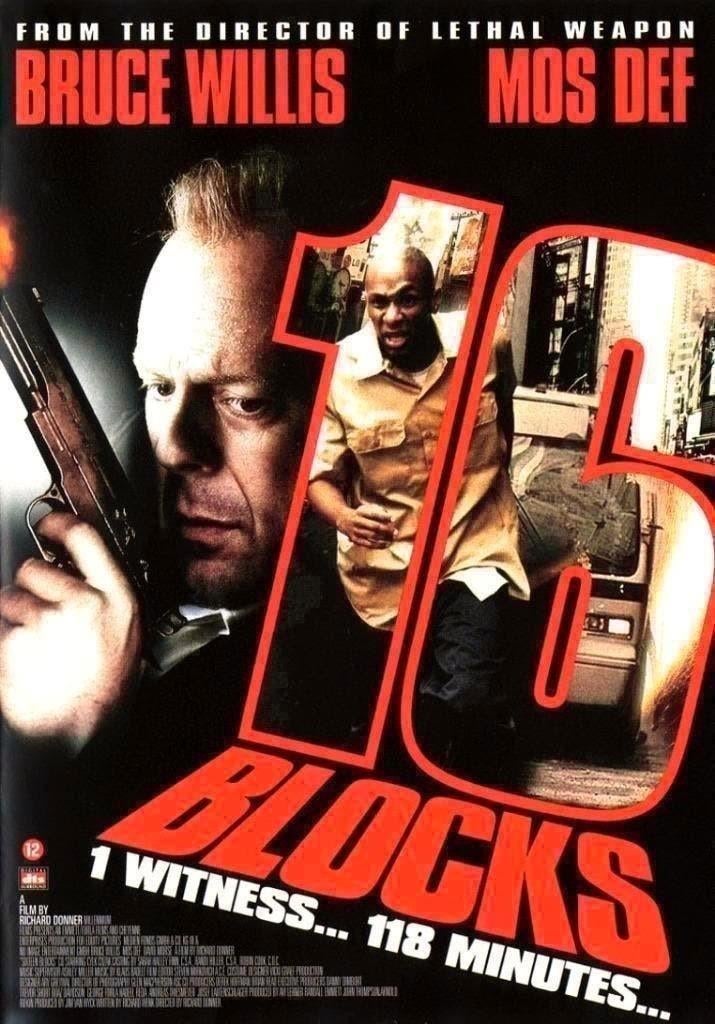 16 Blocks (Bruce Willis), Vanaf 12 jaar, Ophalen of Verzenden, Zo goed als nieuw, Actiethriller