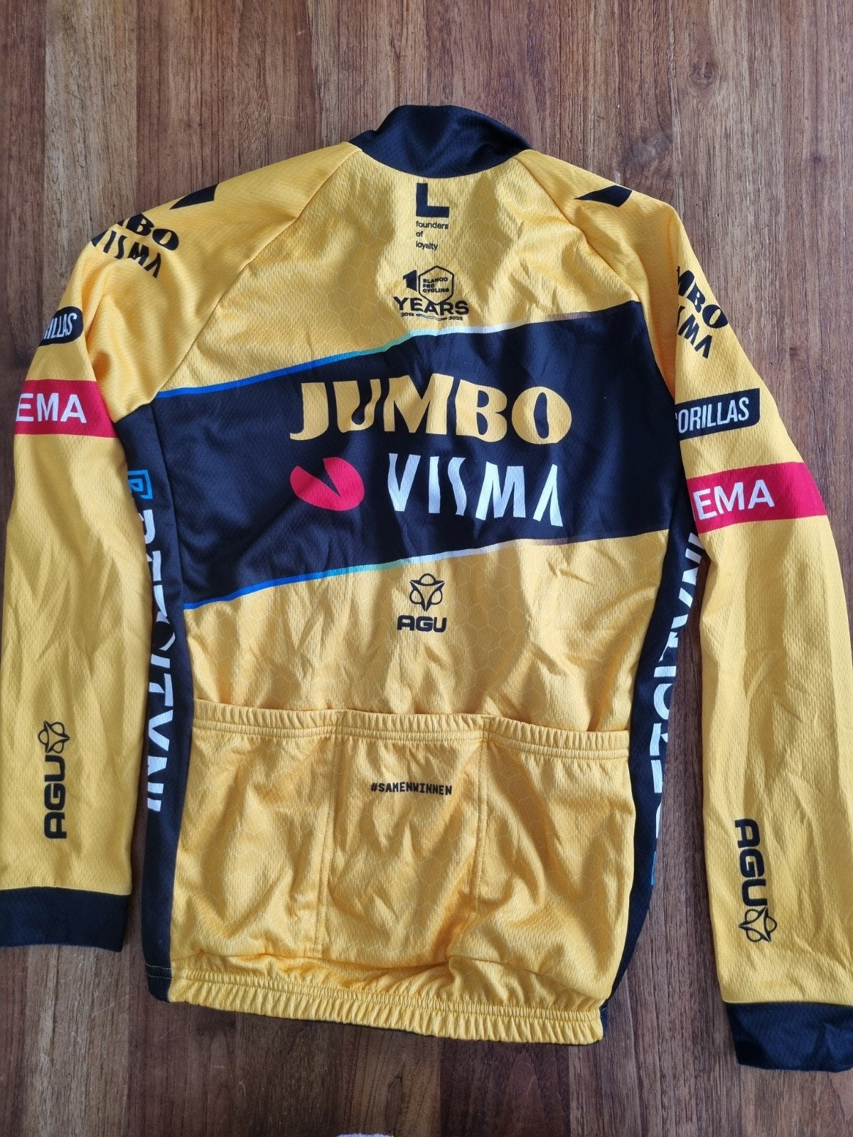 Jumbo renwieljas maat M, Ophalen