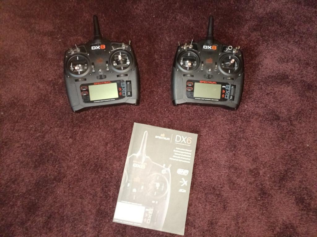 Spektrum DX6 en DX8 zender, Ophalen, Gebruikt