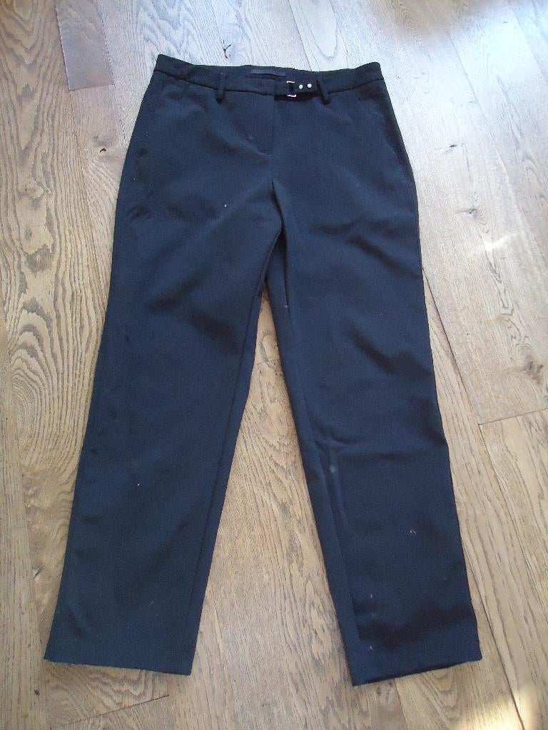 Zwarte Closed broek maat M, Maat 38/40 (M), Ophalen of Verzenden, Lang, Gedragen