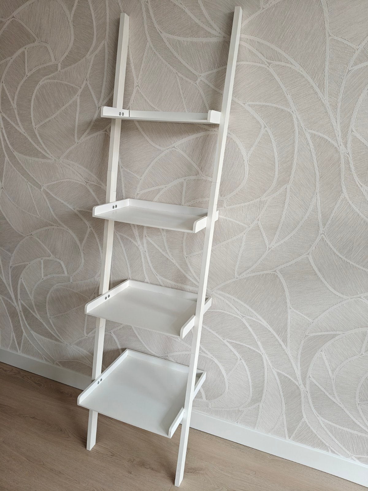 Houten decoratie ladder wit, Ophalen, Gebruikt, Hout