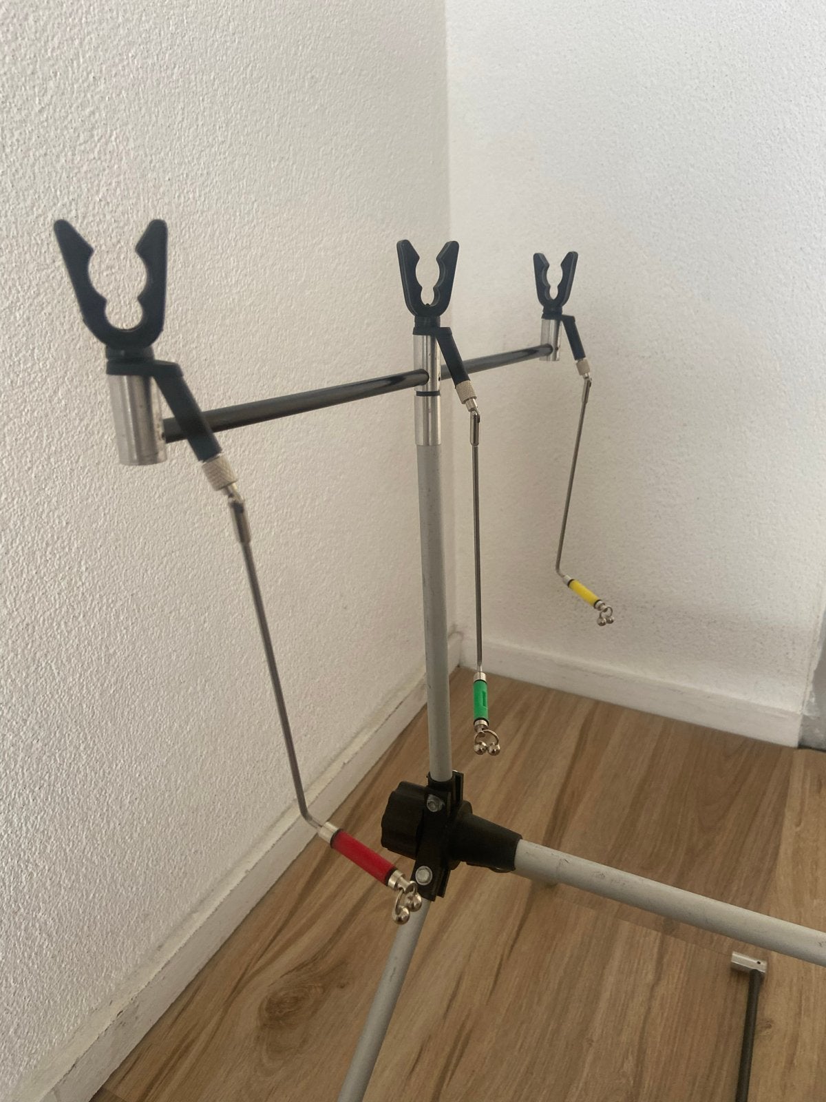 Rodpod voor 3 hengels met draagtas, Ophalen of Verzenden, Gebruikt, Overige typen