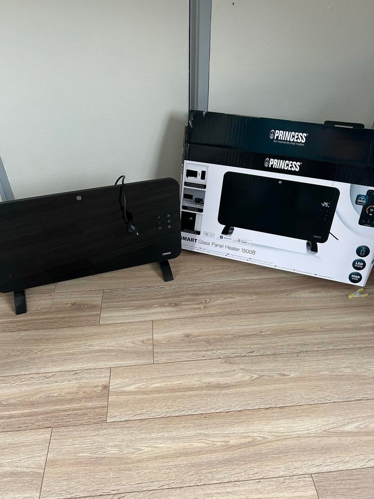 Princess Smart Glas Paneelverwarming 1500B, Ophalen, Zo goed als nieuw
